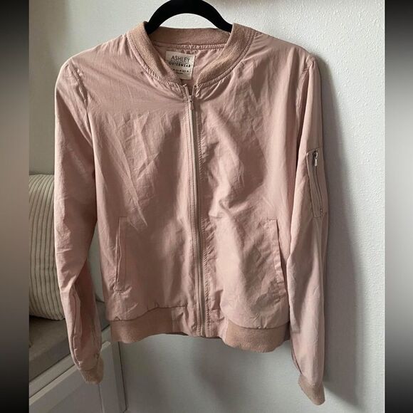 WOMENS BOMBER JACKET SIZE MEDIUM - Picture 1 of 4